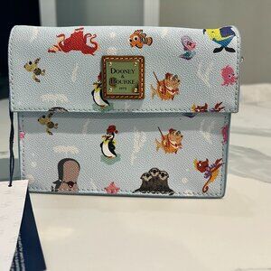 Disney Parks Dooney & Bourke "Out To Sea" Foldover Crossbody-NWT
